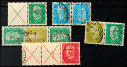 Reichspräsidenten, 5 ZD, U. A. K9, SK3, Mi. 150.-, Katalog: K9 OPresidents Of The Reich, 5 ZD, Amongst... - Other & Unclassified