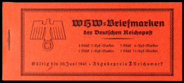 MH WHW Bauwerke 1940, Tadellos Postfrisches Heftchen Mit Originalklammerung Und Ohne Aufschlagebug, Mi. 130,-,... - Cuadernillos