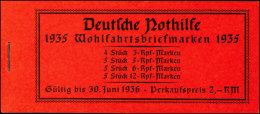 1935 Trachten, Klammer 15 Mm, Hsl. Nr. 103 Mit Passerstrich Oben, Postfrisch, Luxus, Mi. 180,-, Katalog: MH41.2... - Booklets