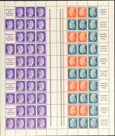 Hitler 1941, 4+6+8 Pfg Markenheftchenbogen Mit HAN 20144.41 1 Kö, Postfrisch (senkr. Gefaltet Nach Reihe 9,... - Sonstige & Ohne Zuordnung