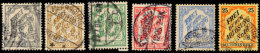 Dienstmarken, "für Baden", Rundgestempelt, Prachtsatz, Mi. 190,-, Katalog: 9/14 OOfficial Stamps, "for... - Autres & Non Classés