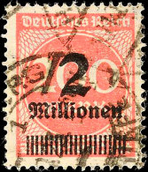 2 Mio. A. 200 M. Mit Liegenden WZ, Gestempelt, Tadellos, Fotobefund Winkler BPP, Mi. 450.- Attest/Certificate:... - Autres & Non Classés