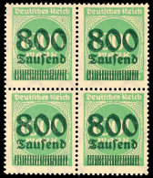 800 Tsd. A. 1000 Mark Schwärzlichgelblichgrün, Plattenfehler "Inschrift Deutsches Reich Fett", Im... - Autres & Non Classés