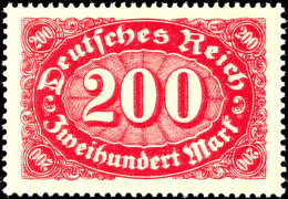 200 Mark Oueroffset, Abart "Doppelbilddruck", Tadellos Postfrisch, Gepr. Oechsner BPP, Mi. 400.-, Katalog: 220DD... - Autres & Non Classés