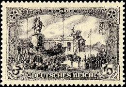 3 Mark Deutsches Reich, 26 : 17 Zähnungslöcher, Kriegsdruck, Tadellos Postfrisch, Fotoattest... - Otros & Sin Clasificación