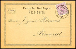 5 Pfg Graupurpur, Mit Klarem K1 "BENDORF A. RHEIN 17/6 86" Auf Privatem Postkartenformular Nach Neuwied, Katalog:... - Autres & Non Classés