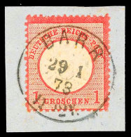 "BARR 29 1 73" - Blauschwarzer K1, Klar Und Vollständig Auf Briefstück 1 Gr., Gepr. Hennies BPP, Katalog:... - Otros & Sin Clasificación