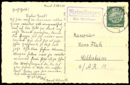 "Reimlingen / über Nördlingen", Klar Auf Bildpostkarte 1935 Nach Hildesheim  BFReimlingen / Over... - Otros & Sin Clasificación