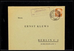 "Lanzenhain / über Herbstein (Oberhessen)", Auf Drucksachenbrief 1936 Nach Berlin  BFLanzenhain / Over... - Altri & Non Classificati