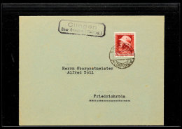 "Clingen über Greußen (Thüring.)", Auf Brief 1935 Nach Friedrichroda  BFClingen Over... - Other & Unclassified