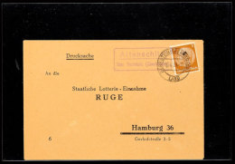 "Altenschlirf / über Herbstein (Oberhessen)", Auf Drucksachenbrief 1939 Nach Hamburg  BFAltenschlirf /... - Other & Unclassified