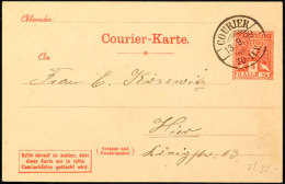 HALLE A.S. COURIER, GS-Postkarte 3 Pfg, Bedarfsgebraucht Mit Stempel "COURIER 13.9.99", Katalog: P15 BFHALLE A.... - Altri & Non Classificati