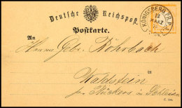 "KÖNIGSBERG PR.P.A. 12 MÄRZ 74", Sp. 20-1, Klar Auf Postkarte Mit ½ Gr. Nach Waldstein/Schlesien,... - Otros & Sin Clasificación