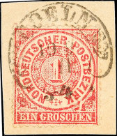 "COELN  10  9 71" (mit Posthorn), Klar Auf 1 Gramm NDP Auf Prachtbriefstück, Gepr. Spalink BPP, Spalink-Nr 4-6... - Otros & Sin Clasificación