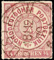 "GÜSTROW 18 12 70", Ablöser-K1, Zentrisch Klar Auf Farbfrischer 1/4 Gr., Punkthelles Stellchen, Katalog:... - Otros & Sin Clasificación