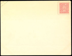 1 Gr. Rosa A. Sachsen 3 Ngr. Braun, Großes Format, Sächsischer Klappenstempel, Ungebraucht, Unten... - Autres & Non Classés