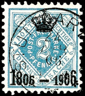 2 - 25 Pfg. Krönchen-Aufdruck, Komplett Gestempelt, Tadellos, Geprüft Winkler BPP, Mi. 220,-, Katalog:... - Otros & Sin Clasificación