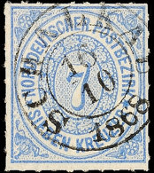 "SCHALKAU 16 10 1868" - K2, Zentrisch Klar Auf Farbfrischer NDP 7 Kr., Winzig Helle Stellchen, Katalog: NDP10... - Sonstige & Ohne Zuordnung