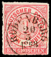 "RODENBERG 20 5 1868" - K1 Mit Vierstelliger Jahreszahl, Klar Auf NDP 1 Gr., Kabinett, Katalog: NDP 4... - Otros & Sin Clasificación