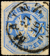 "MAINZ 27/10" (1867) - Kleiner K1, Klar Auf Kabinettstück Preussen 6 Kr., Katalog: Pr.25a OMAINZ 27 / 10... - Autres & Non Classés