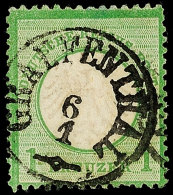 "GRAEFENTHAL 6 1" - K1, Zentrisch Klar Auf Tieffarbigem Kabinettstück DR 1 Kr. Kleiner Schild, Katalog: DR 7... - Otros & Sin Clasificación