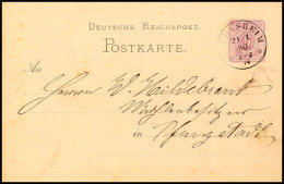 "GERNSHEIM 21 1 80" - K1, Auf GS-Postkarte DR 5 Pfge Nach Pfungstadt, Kleine Spuren, Katalog: DR P5 BFGERNSHEIM... - Otros & Sin Clasificación