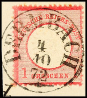 "DERMBACH 4 10 72" - K1, Herrlich Klar Auf Luxusbriefstück DR 1 Gr., Katalog: DR19 BSDERMBACH 4 10 72 -... - Autres & Non Classés