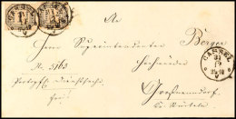 "CASSEL 31/12 (1870)" - K1 Mit Kringel, Auf NDP-Dienstbrief 1/2 U. 1 Gr. über Nenndorf Nach... - Other & Unclassified