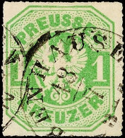 "BABENHAUSEN 18/7 (1867)" - K1, Klarer Teilabschlag Auf Preussen 1 Kr., Kabinett, Katalog: Pr.22 OBABENHAUSEN... - Other & Unclassified