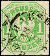 "BABENHAUSEN 18/7 (1867)" - K1, Klarer Teilabschlag Auf Preussen 1 Kr., Kabinett, Katalog: Pr.22 OBABENHAUSEN... - Sonstige & Ohne Zuordnung