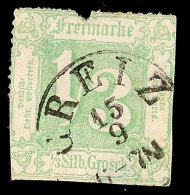 "GREIZ 15 9" - K1, Klar Auf Fehlerhafter 1/3 Sgr. IV.Ausgabe, Katalog: 36 OGREIZ 15 9 - Single Circle Cancel,... - Autres & Non Classés