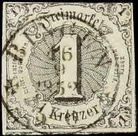 "BINGEN 16 9 1852" - Kleiner K1 Mit Kreuzen, Großherzogtum Hessen, Klar Und Zentrisch Auf 1 Kr. A.... - Otros & Sin Clasificación