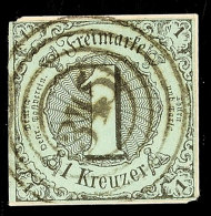 "345" - GREBENHAIN, Zentrisch Auf Kleinem Kabinett-Briefstück 1 Kr., Fotobefund Sem BPP "einwandfrei"... - Otros & Sin Clasificación