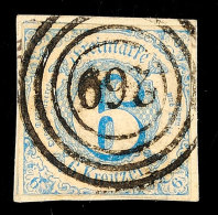 "269" - WASUNGEN, Deutlich Auf Briefstück Mit Allseits Vollrandiger 6 Kr. Blau, Sign. Ressel, Katalog: 33... - Autres & Non Classés