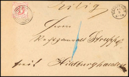 "258" Nebst K1 "MEININGEN 11 3 (1865)" Und Vermerk "Eilig" Auf Postbezirksbrief Nach Hildburghausen (Ankstpl),... - Autres & Non Classés