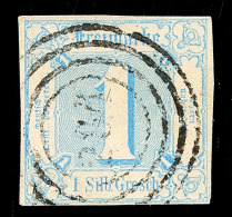 "234" - JENA, Lesbar Auf Farbfrischer, Allseits Vollrandiger 1 Sgr. Hellblau, Sem-Katalogwert 75.-, Katalog: 15... - Otros & Sin Clasificación