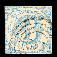 "219" - MEISENHEIM, Klar Auf Farbfrischer, Fast Vollrandiger 3 Kr. Hellblau, Katalog: 15 O219 - MEISENHEIM,... - Otros & Sin Clasificación