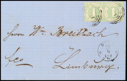 "172" Nebst K1 "DIEZ 20/9 (1866)" Auf Postbezirksbrief Waager. Paar 1 Kr. IV.Ausgabe Mit Allseits... - Autres & Non Classés