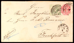 "152" Nebst K1 "SCHLITZ 17 4 (1865)" Auf GS-Umschlag 3 Kr. Mit ZuF 1 Kr. Als Postbezirksbrief Nach Frankfurt/M.,... - Autres & Non Classés