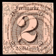 "1" - ABTERODE, Klar Auf Dreiseitig Vollrandiger 2 Sgr. I.Ausgabe, Katalog: 5 O1 - ABTERODE, Clear On Three... - Otros & Sin Clasificación