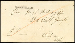 "HAIGERLOCH" - L1, Feuser 1333-1, Klar Auf Dienstbrief Aus 1844, Vollständiger Inhalt Mit... - Other & Unclassified