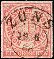 "ZONS 19 6 68" - K2, OPD Düsseldorf, Zentrisch Klar Auf Luxusstück NDP 1 Gr., Katalog: NDP4 OZONS 19... - Otros & Sin Clasificación