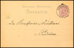 "WÜNNENBERG 7 4 81" - K2, OPD Potsdam, Ideal Auf GS-Postkarte DR 5 Pfg Nach Paderborn, Katalog: DR P... - Otros & Sin Clasificación