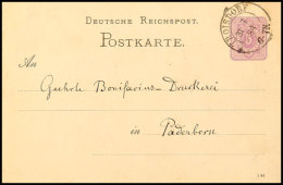 "TROISDORF 31 7 84" - K2, OPD Köln, Auf GS-Postkarte DR 5 Pfg Nach Paderborn, Links Eckbugspur, Katalog: DR P... - Otros & Sin Clasificación