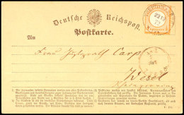 "TREPTOW A.D. REGA 22 12 72" - K2, OPD Stettin, Klar Auf Postkarte DR 1/2 Gr. Orange Kleiner Schild (original Mit... - Otros & Sin Clasificación
