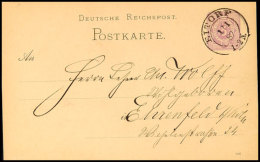 "EITORF 1/1 87" - K2, OPD Köln, Klar Auf GS-Postkarte DR 5 Pfg Nach Ehrenfeld, Katalog: DR P12 BFEITORF 1... - Otros & Sin Clasificación