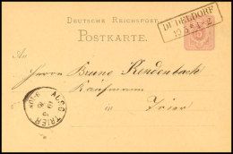 "DUDELDORF 10 5 (1876)" - Ra2, OPD Trier, Klar Auf GS-Postkarte DR 5 Pfg Nach Trier, Katalog: DR P5 BFDUDELDORF... - Sonstige & Ohne Zuordnung