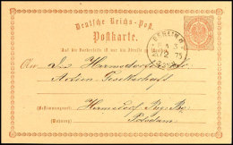 "BERLIN.N. P.A. 3 20/2 75" - K1 Mit Sternen, KBHW 264 (100 Punkte), Klar Auf GS-Postkarte 1/2 Gr. Nach Hermsdorf,... - Autres & Non Classés