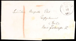 "St. P.R. 41 No2 16/12 (1844)" - Revier-K2 (Landsberger Str. 58), KBHW 67 I, Vorderseitig Als Aufgabestempel Auf... - Otros & Sin Clasificación