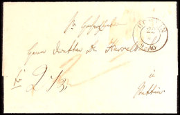 "St. P.R. 8 No2 22/4 (1849)" - Revier-K2 (Gr. Friedrich- Ecke Dorotheenstr. 15), KBHW 67 I, Rückseitig Auf... - Autres & Non Classés